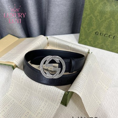 Gucci Black Two-Sided Belt 3.0cm