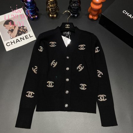 Chanel V-Neck Cardigan Sweater