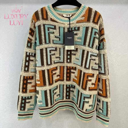 Fendi V-Neck Cardigan Sweater