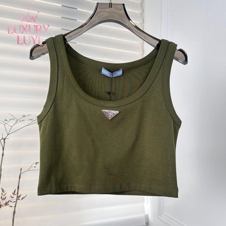 Prada Green Tank Top