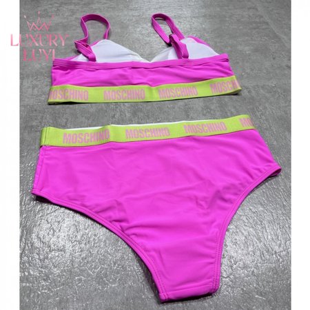 Moschino Pink Two-Piece Swimsuit