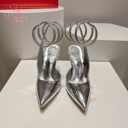 Rene Caovilla Cleo Silver Pump 34-43