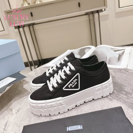 Prada Lug-Sole Platform Sneakers