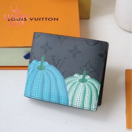 slender wallet pumpkin print