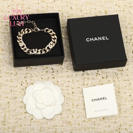 Chanel Gold and Diamond Bracelet