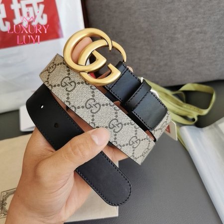 Gucci Beige GG Belt