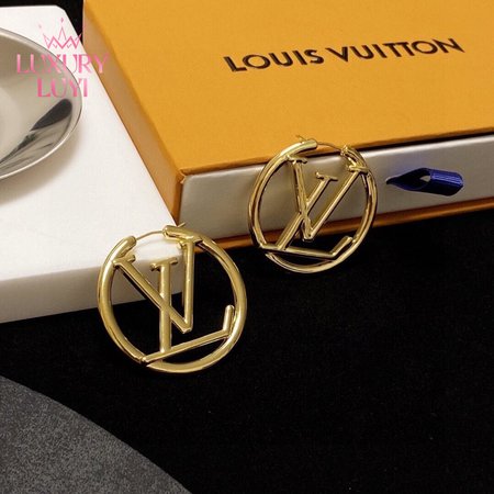 louise hoop earrings gold