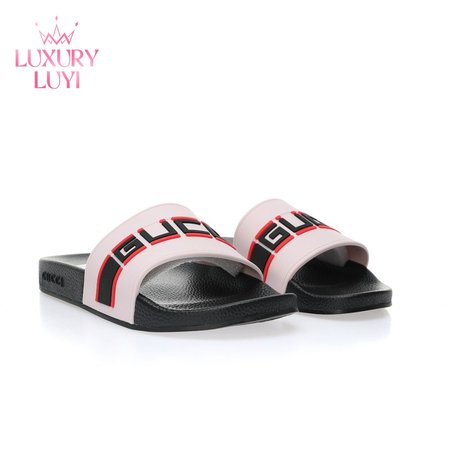 Gucci Stripe Slide White