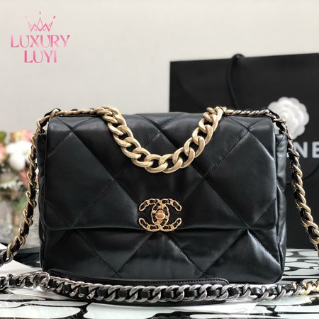 Chanel 19 Handbag Lambskin