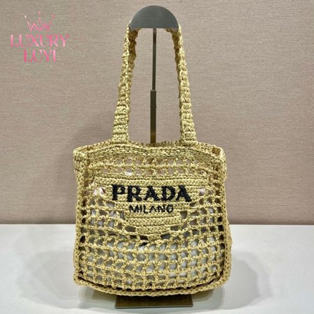 Prada Crochet Tote Bag