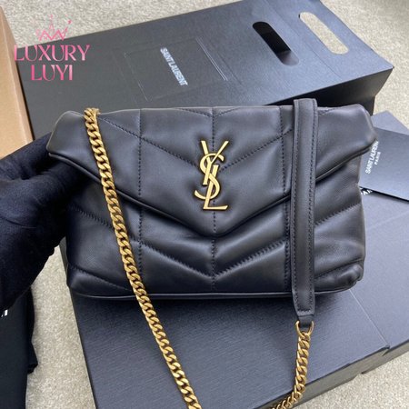 YSL Small Loulou Puffer In Quilted Nappa Leather