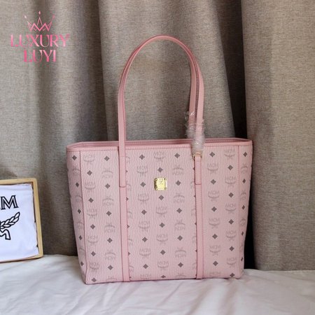 MCM Visetos Toni Shopper Tote