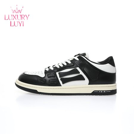 Amiri Skel Top Low Black White Sneaker