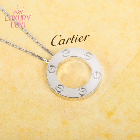 Cartier Love Necklace - 18k White Gold