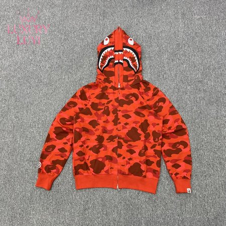 Bape Hoodie Shark Camo Print