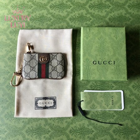 Gucci Ophidia Key Case Beige/Ebony