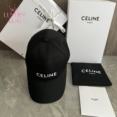 Celine Cotton Baseball Cap