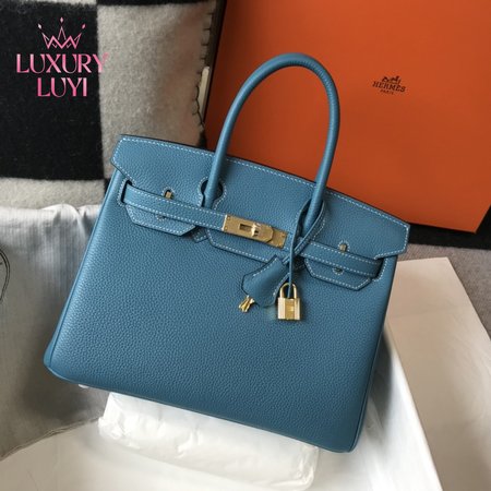 Hermes Birkin Blue