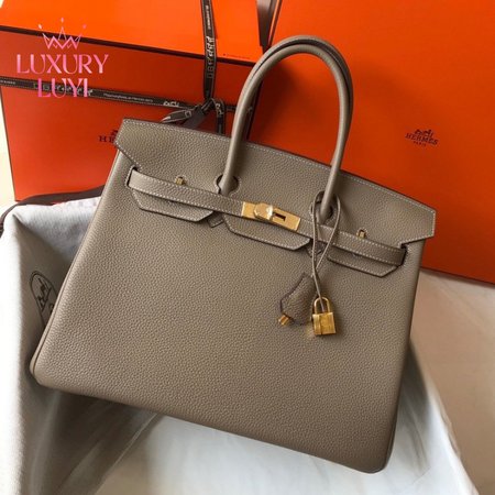 Hermes Birkin 30 Etoupe Togo Birkin Gold Taupe Bag