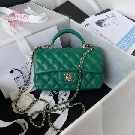 Chanel Mini CF Handle AS243?1 Green