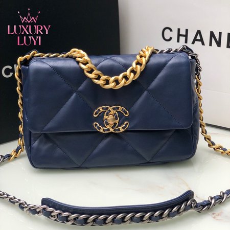 Chanel 19 AS1160 Navy Blue