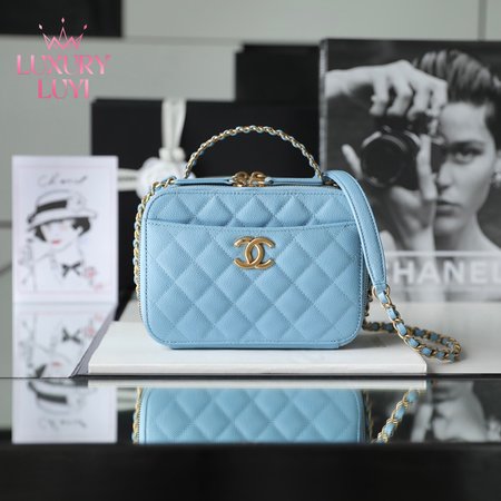 Chanel Vanity Case Blue