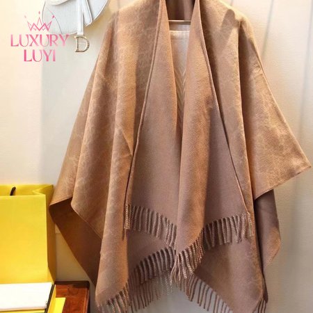 Fendi Reversible Cape Shawl