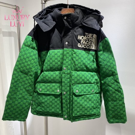 Gucci Nylon Padded Jacket Green S-XL