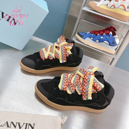 LANVIN Curb sneakers black DRA2-A2010 Size 35-45