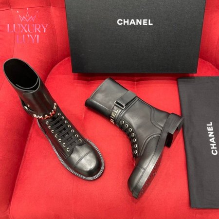 Chanel Ankle Boots Black 35-40