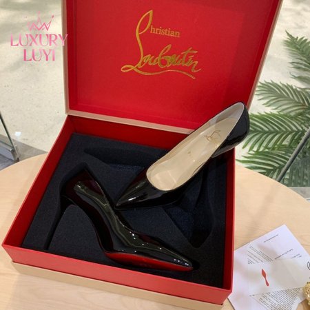 Christian Louboutin Kate 85mm Pumps Patent Calf Black 35-39