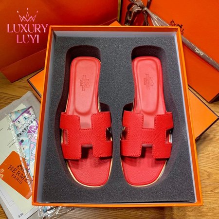 Hermes Oran Sandal Red 35-40